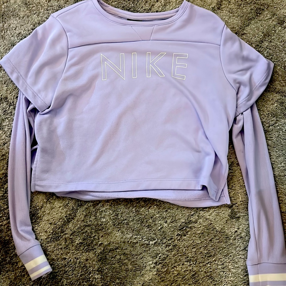 Purple long sleeve Nike